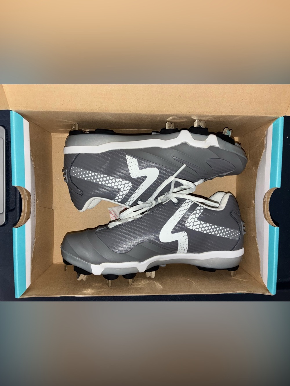 NEW Rip It Ringor Pro Spike Cleats in Charcoal For Women's Size 7.5